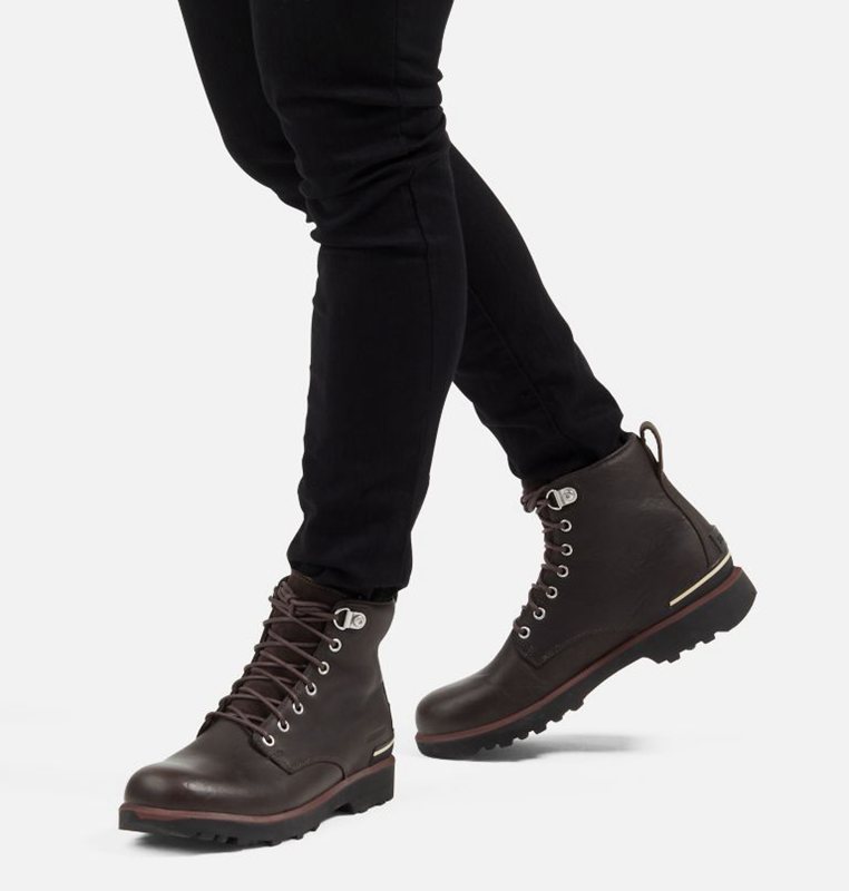 Sorel Erkek Caribou™ Six Boot - Spor Ayakkabı Siyah Kahverengi - 028-TWGYFZ